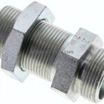Schott-Schneidringverschraubung 18 L (M26x1,5), ohne Mutter & Schneidring, Stahl verzinkt