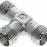 T-Schneidringverschraubung 10 L (M16x1,5), ohne Mutter & Schneidring, Stahl verzinkt