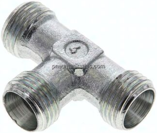 T-Schneidringverschraubung 10 L (M16x1,5), ohne Mutter & Schneidring, Stahl verzinkt
