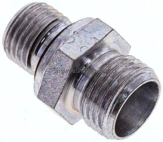 Gerade Schneidringverschr. G 1/4"-10 L (M16x1,5), ohne Mutter & Schneidring, Stahl verzinkt
