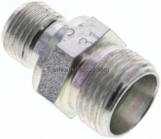 Gerade Schneidringverschr. G 1/4"-12 L (M18x1,5), ohne Mutter & Schneidring, Stahl verzinkt