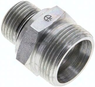 Gerade Schneidringverschr. M 18x1,5-18 L (M26x1,5), ohne Mutter & Schneidring, Stahl verzinkt