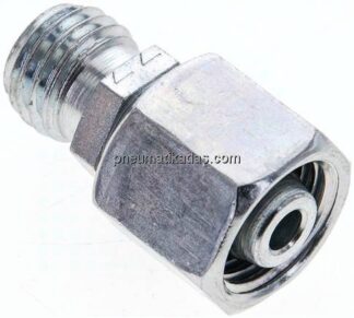 Reduziereinsatz 8 L-6 L (M12x1,5), ohne Mutter & Schneidring, Stahl verzinkt