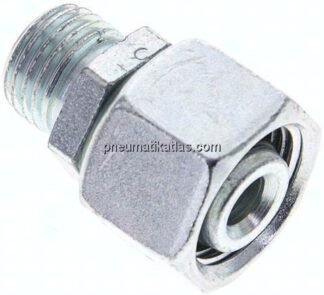 Reduziereinsatz 12 L-8 L (M14x1,5), ohne Mutter & Schneidring, Stahl verzinkt