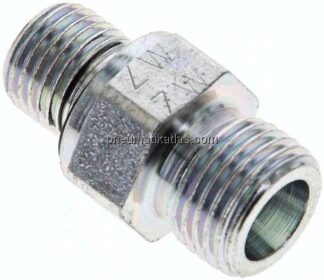 Gerade Schneidringverschr. G 1/4"-8 S (M16x1,5), ohne Mutter & Schneidring, Stahl verzinkt