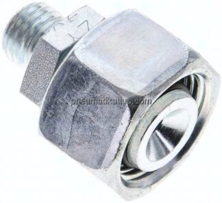 Reduziereinsatz 15 L-6 L (M12x1,5), ohne Mutter & Schneidring, Stahl verzinkt