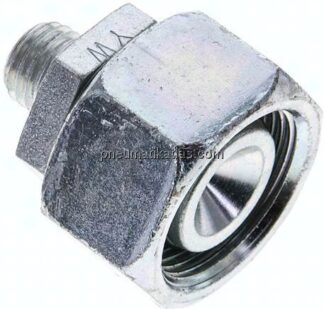 Reduziereinsatz 18 L-6 L (M12x1,5), ohne Mutter & Schneidring, Stahl verzinkt