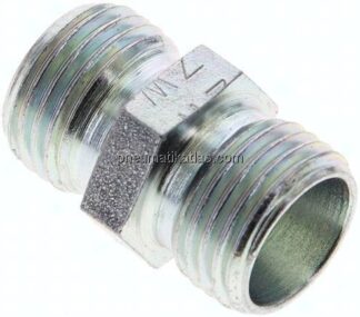 Gerade Schneidringverschraubung 10 L (M16x1,5), ohne Mutter & Schneidring, Stahl verzinkt
