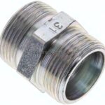 Gerade Schneidringverschraubung 18 L (M26x1,5), ohne Mutter & Schneidring, Stahl verzinkt