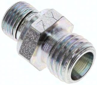 Gerade Schneidringverschr. G 1/8"-6 L (M12x1,5), ohne Mutter & Schneidring, Stahl verzinkt