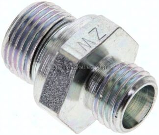 Gerade Schneidringverschr. G 3/8"-8 L (M14x1,5), ohne Mutter & Schneidring, Stahl verzinkt