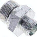 Gerade Schneidringverschr. M 22x1,5-10 L (M16x1,5), ohne Mutter & Schneidring, Stahl verzinkt