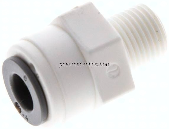 Gerader Steckanschluss R 1/8"-6mm, IQS-LE (EPDM-Dichtung)