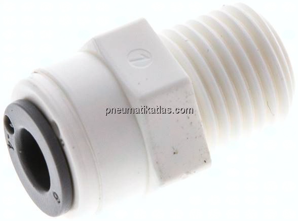 Gerader Steckanschluss R 1/4"-6mm, IQS-LE (EPDM-Dichtung)