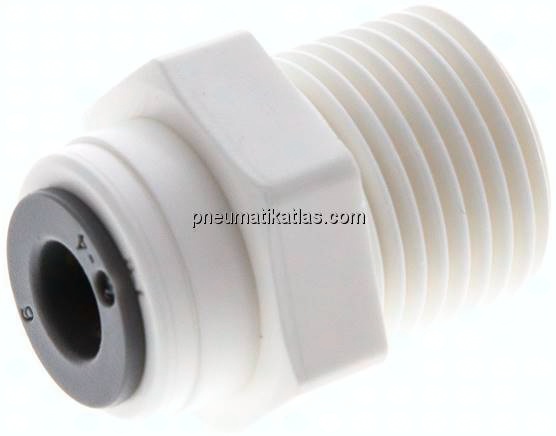 Gerader Steckanschluss R 3/8"-6mm, IQS-LE (EPDM-Dichtung)