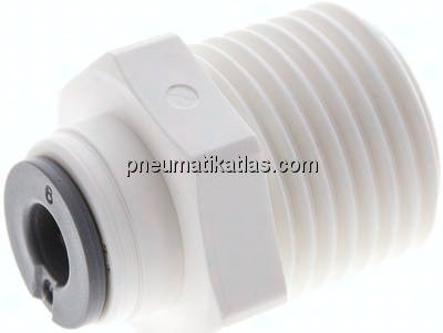 Gerader Steckanschluss R 1/2"-6mm, IQS-LE (EPDM-Dichtung)