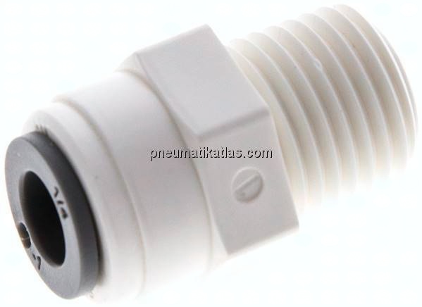 Gerader Steckanschluss R 1/4"-1/4" (6,35 mm), IQS-LE (EPDM-Dichtung)