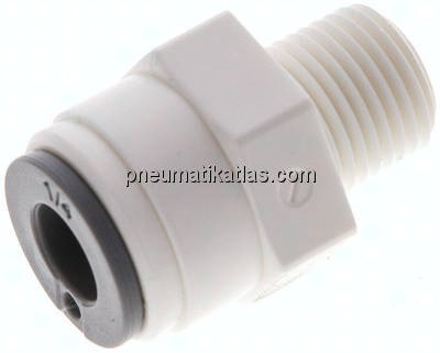 Gerader Steckanschluss NPT 1/8"-1/4" (6,35 mm), IQS-LE (EPDM-Dichtung)