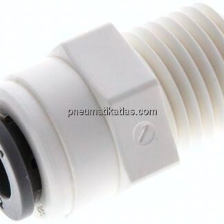 Gerader Steckanschluss NPT 1/4"-1/4" (6,35 mm), IQS-LE (EPDM-Dichtung)
