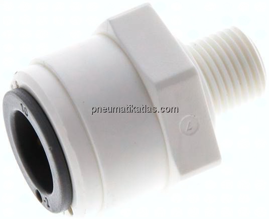 Gerader Steckanschluss R 1/8"-10mm, IQS-LE (EPDM-Dichtung)