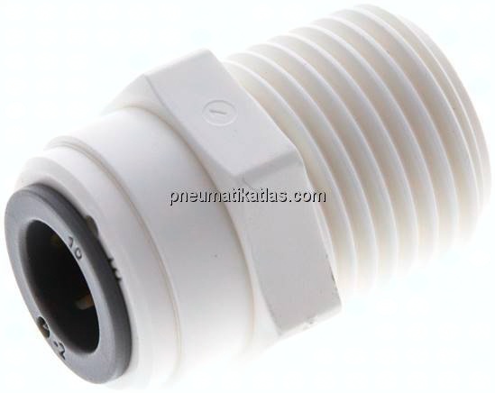 Gerader Steckanschluss R 1/2"-10mm, IQS-LE (EPDM-Dichtung)