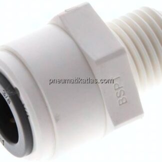 Gerader Steckanschluss R 1/4"-3/8" (9,52 mm), IQS-LE (EPDM-Dichtung)