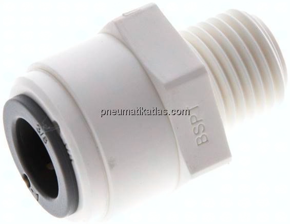 Gerader Steckanschluss R 1/4"-3/8" (9,52 mm), IQS-LE (EPDM-Dichtung)