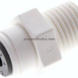 Gerader Steckanschluss R 1/4"-5/32" (3,97 mm), IQS-LE (EPDM-Dichtung)