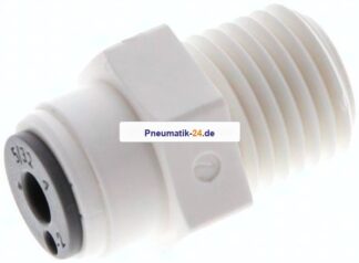 Gerader Steckanschluss NPT 1/4"-5/32" (3,97 mm), IQS-LE (EPDM-Dichtung)