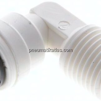Winkel-Steckanschluss R 1/4"-6mm, IQS-LE (EPDM-Dichtung)