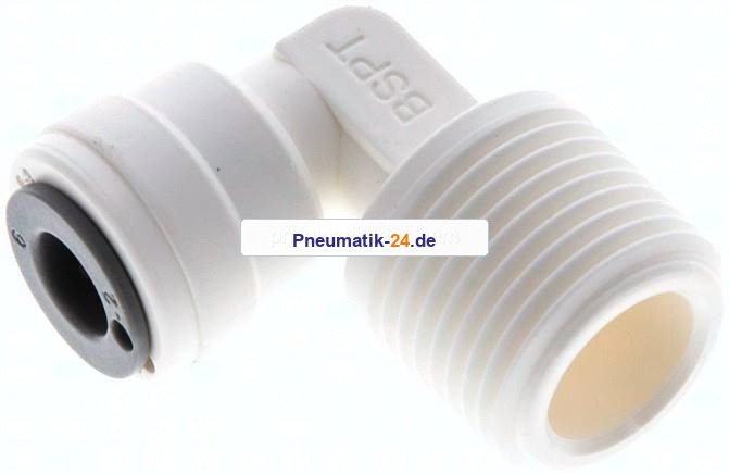 Winkel-Steckanschluss R 3/8"-6mm, IQS-LE (EPDM-Dichtung)