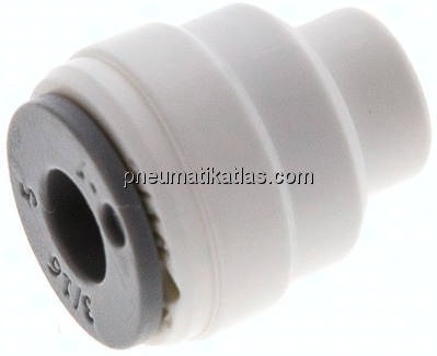 Verschlusskappe für 3/16" (4,76 mm) Schläuche, IQS-LE (EPDM-Dichtung)