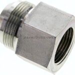 Reduziernippel UN 1-5/8"-12(JIC-AG)-G 1"(IG), Stahl verzinkt
