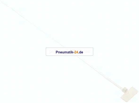 Kennzeichnungsbinder, 2,5x210 mm, Beschriftungsfeld außen