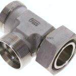Einstellb. L-Schneidringverschraubung 42 L (M52x2), ohne Mutter & Schneidring, 1.4571