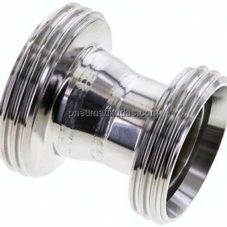 Doppelnippel (Milchgewinde) Rd 65 x 1/6"-Rd 58 x 1/6"
