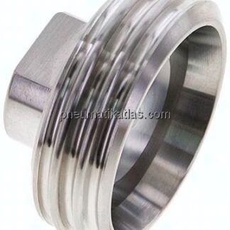 Blindgewindestutzen (Milchgewinde) Rd 44 x 1/6", 1.4404