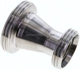 Doppelnippel (Milchgewinde) Rd 78 x 1/6"-Rd 58 x 1/6"