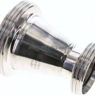 Doppelnippel (Milchgewinde) Rd 95 x 1/6"-Rd 65 x 1/6"