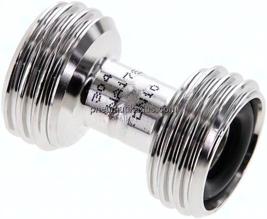 Doppelnippel (Milchgewinde) Rd 28 x 1/8"-Rd 28 x 1/8"
