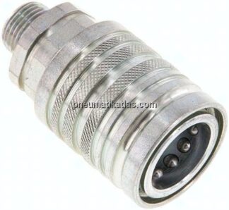 Steckkupplung ISO7241-1A, Muffe Baugr.3, 10 S (M18x1,5)