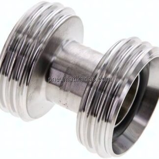 Doppelnippel (Milchgewinde) Rd 44 x 1/6"-Rd 44 x 1/6"