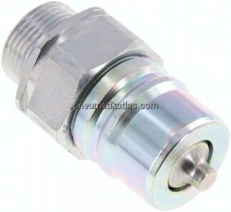 Steckkupplung ISO7241-1A, Stecker Baugr.6, 20 S (M30x2)