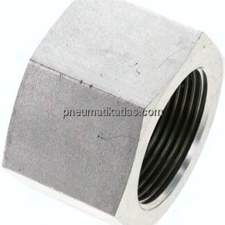 Verschlusskappe NPT 1-1/4", Stahl verzinkt