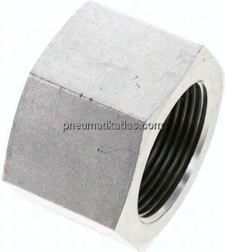 Verschlusskappe NPT 1-1/4", Stahl verzinkt