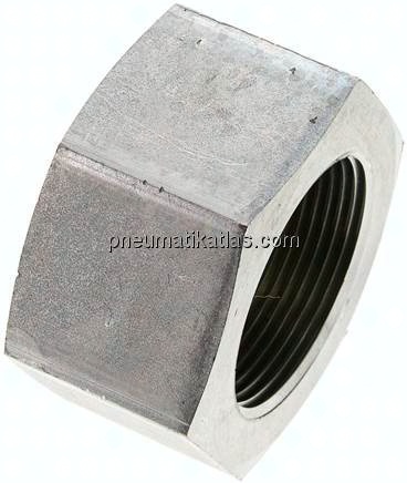 Verschlusskappe NPT 1-1/2", Stahl verzinkt