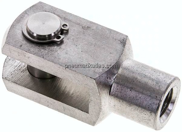 Gabelkopf mit Bolzen M 16, 1.4305