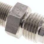 Doppelnippel NPT 1/8"-UNF 1/2"-20(JIC), 1.4571