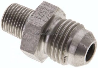 Doppelnippel NPT 1/8"-UNF 9/16"-18(JIC), 1.4571