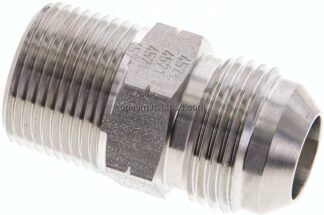 Doppelnippel NPT 3/4"-UN 1-1/16"-12(JIC), 1.4571